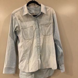 Madewell chambray Button up